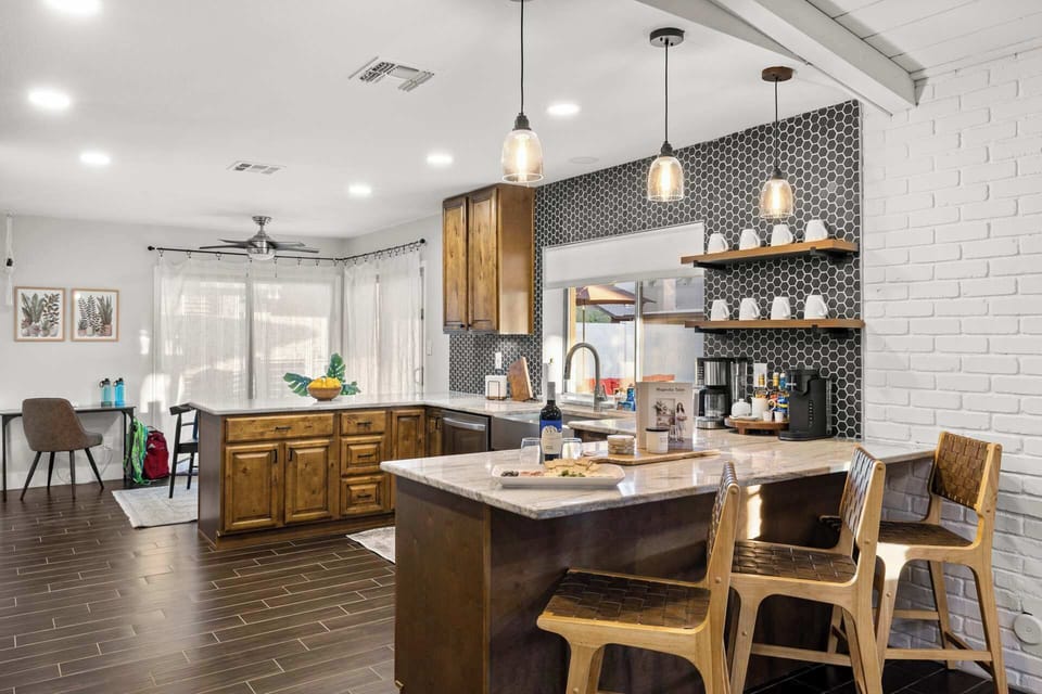 Remodeled kitchen is well equipped with everything you may need to cook or bake!
