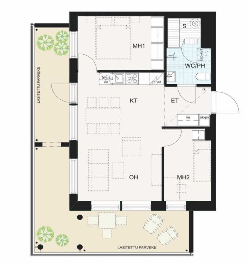 Deluxe Apartment | Floor plan