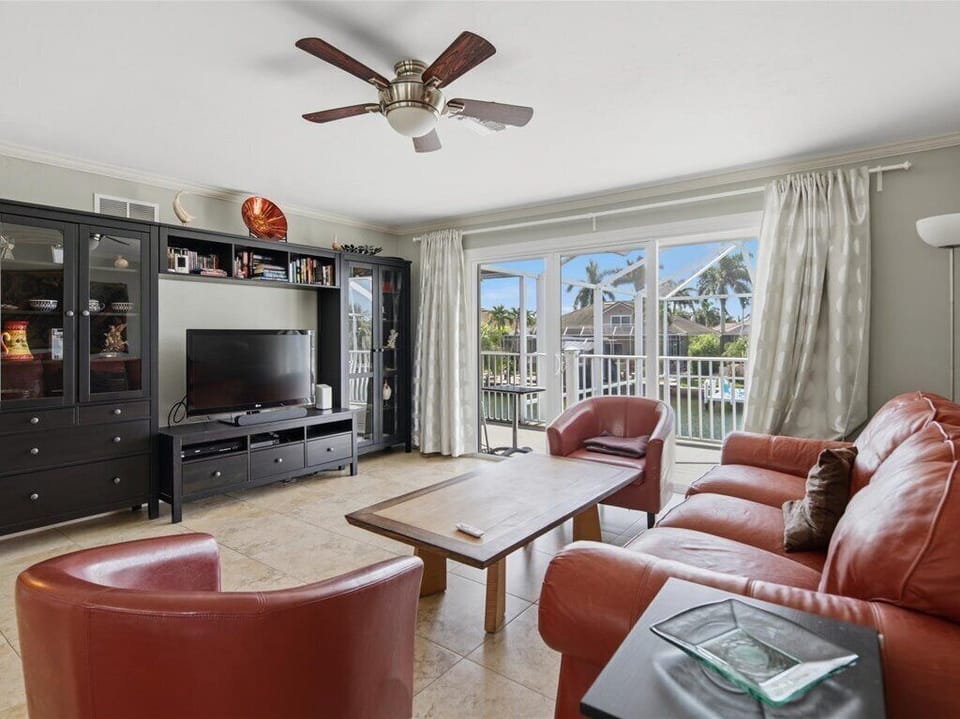 Living Room with Balcony Access