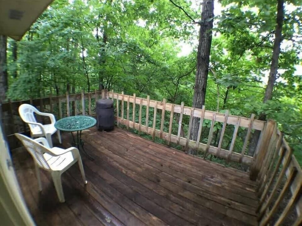 Private deck.