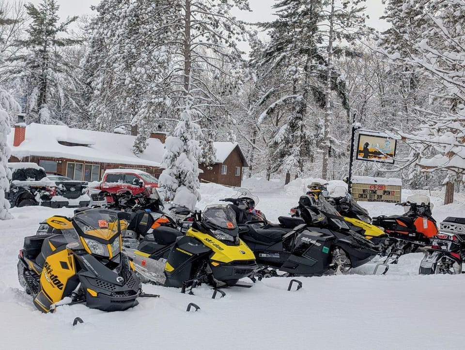 Snowmobiling in the Northwoods!