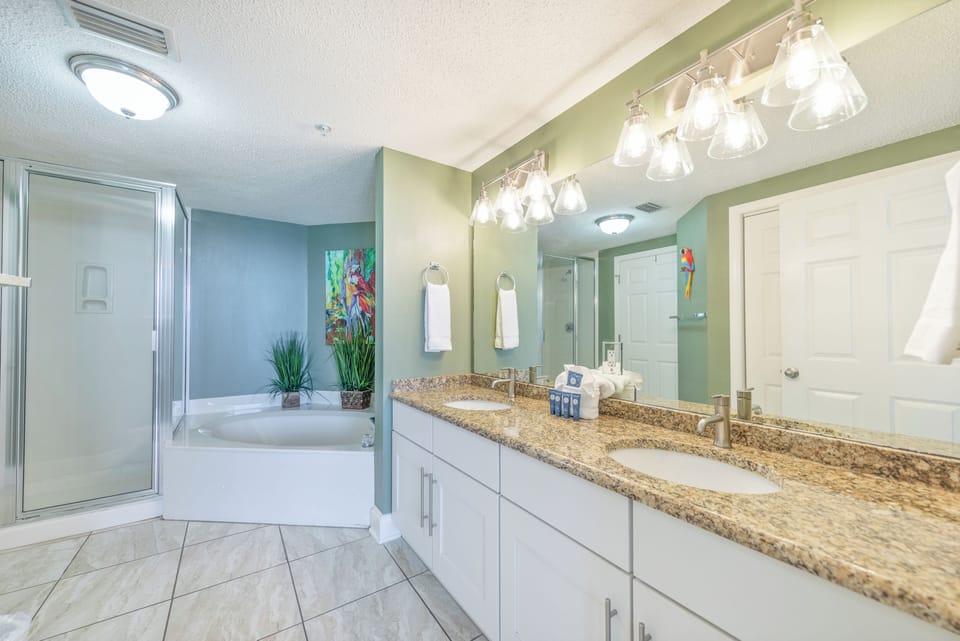 Master bathroom