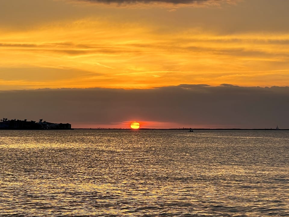 Sunset walking near Fisherman's Village