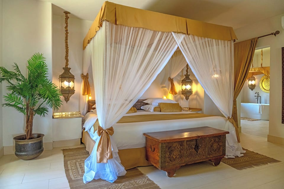 One-Bedroom Villa with Ocean Front | Premium bedding, minibar, in-room safe, desk