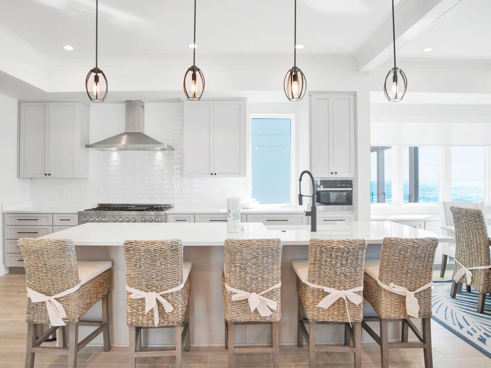 House, Multiple Beds, Patio, Ocean View (#8) | Private kitchen | Coffee/tea maker, fridge, microwave, oven