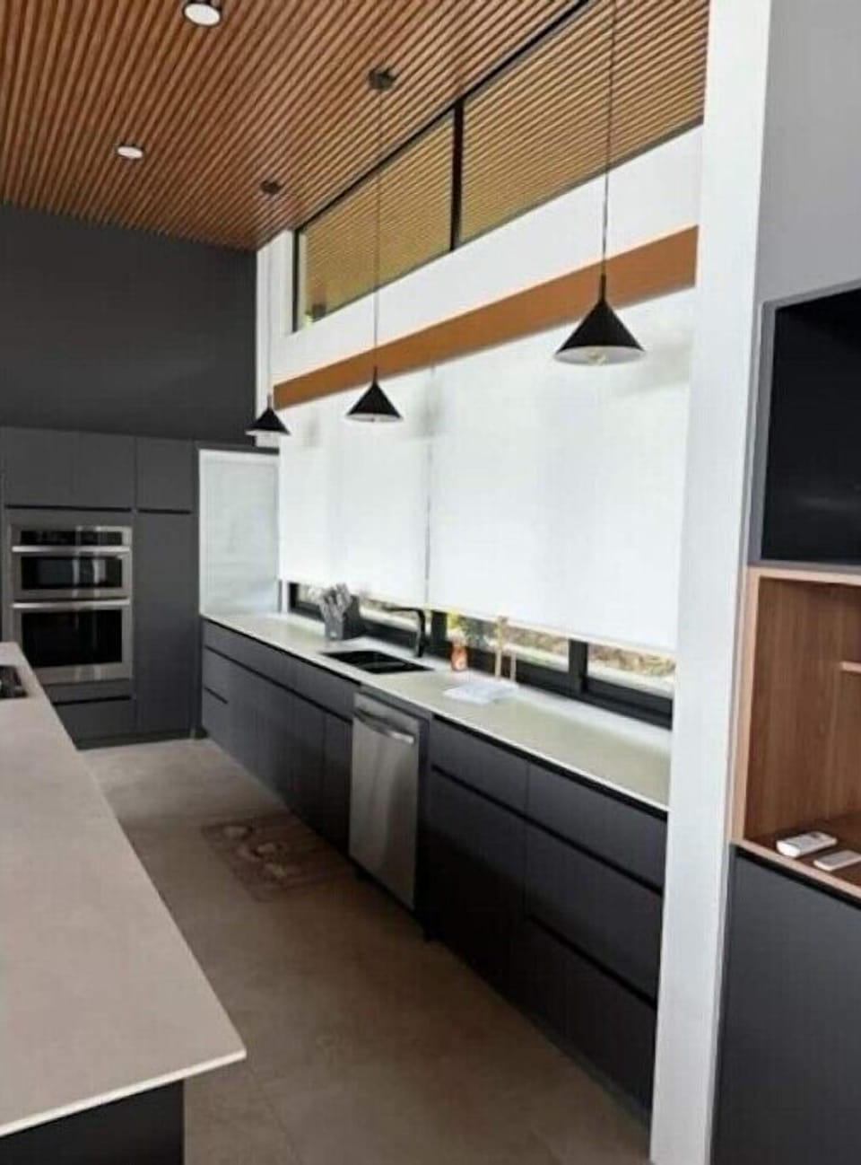 Enjoy this large kitchen that is fully stocked with everything  you need