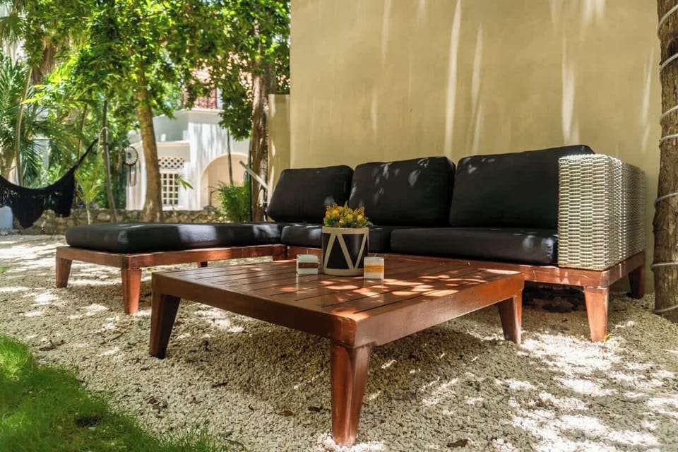 Private patio