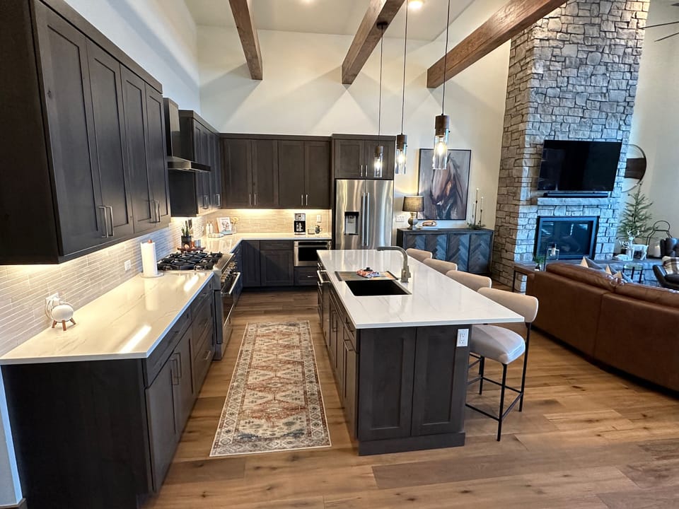 Chef's gourmet kitchen