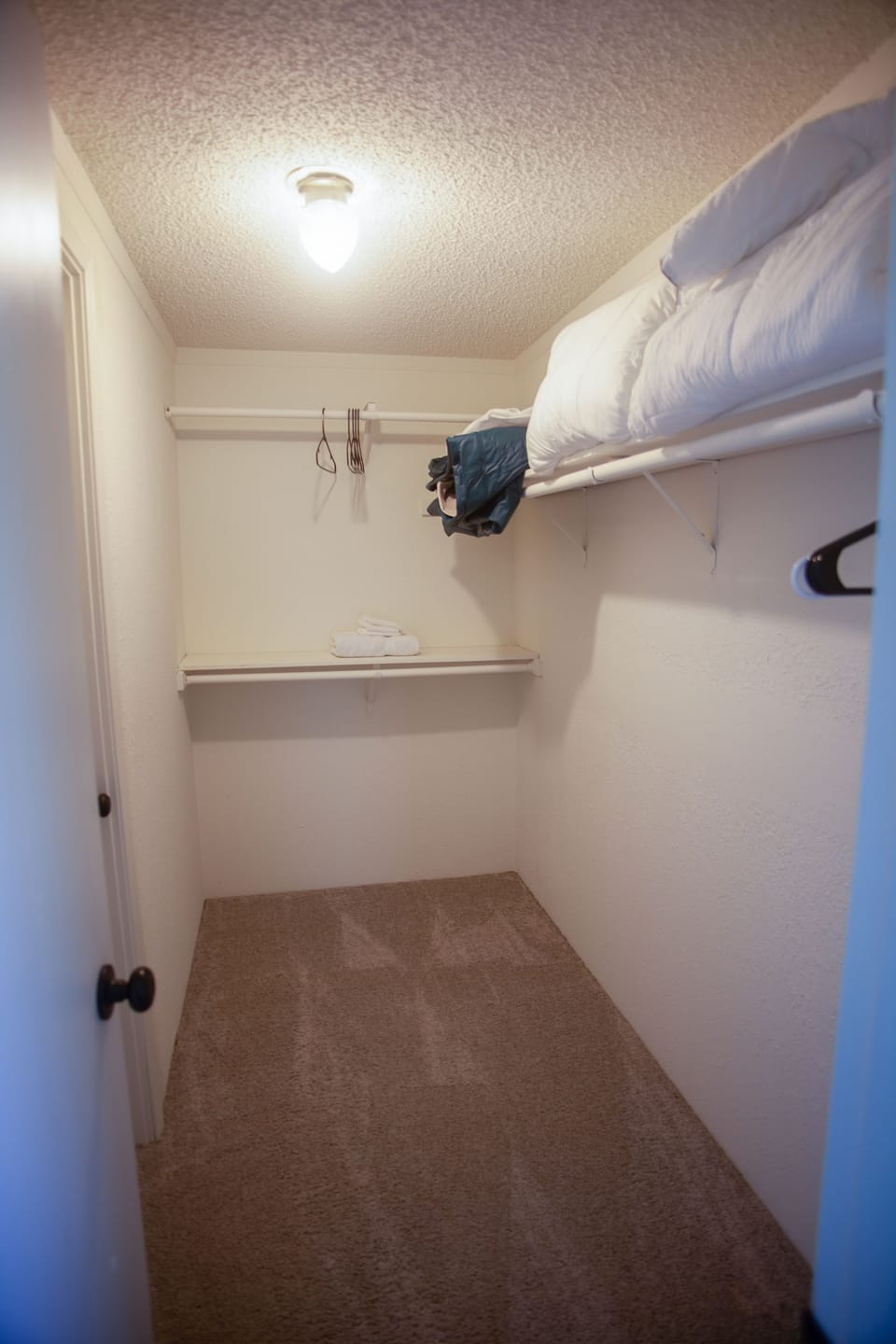 Huge master closet (room for a pack n play or air mattress!)