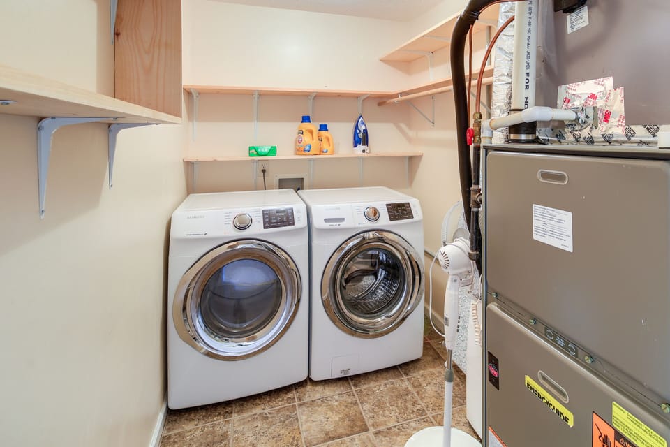 Laundry Area | Washer/Dryer | Laundry Detergent | Iron/Board