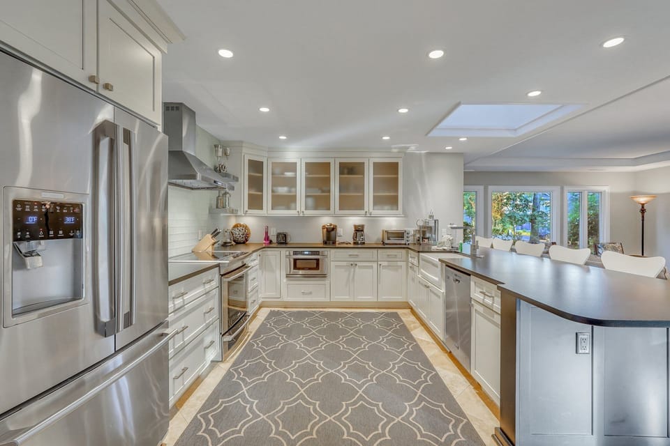 Kitchen featuring stainless steel appliances and fully equipped