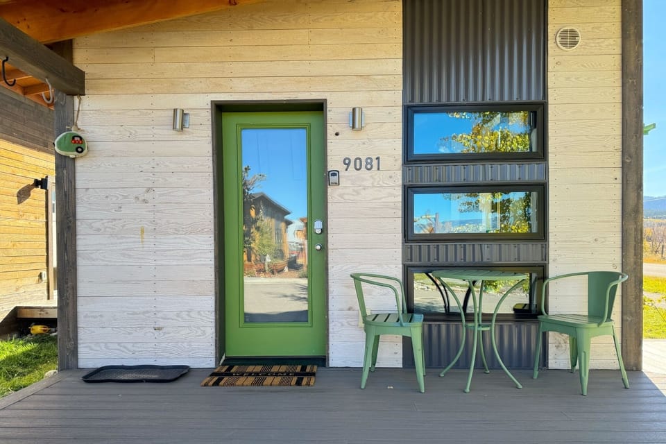 Head out to the front porch to enjoy your morning coffee or a nightcap.