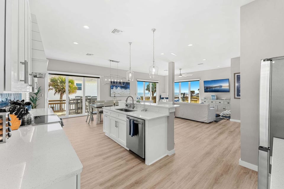 Fully equipped kitchen for all your cooking needs.