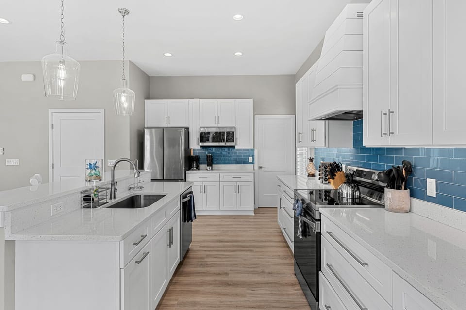 Fully equipped kitchen for all your cooking needs.