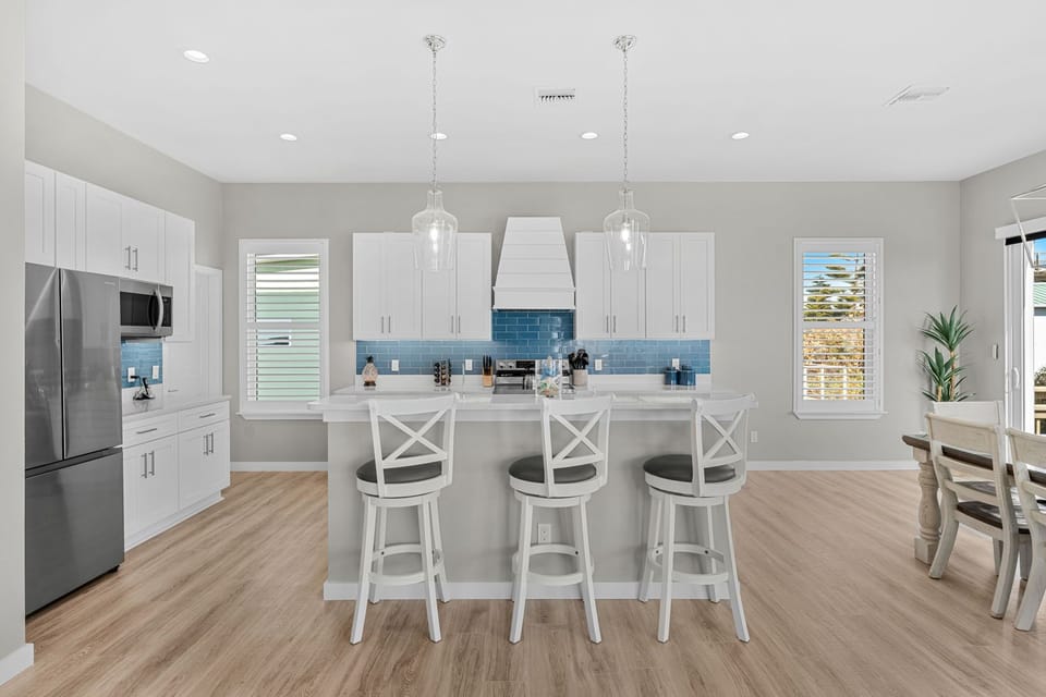 Fully equipped kitchen for all your cooking needs.