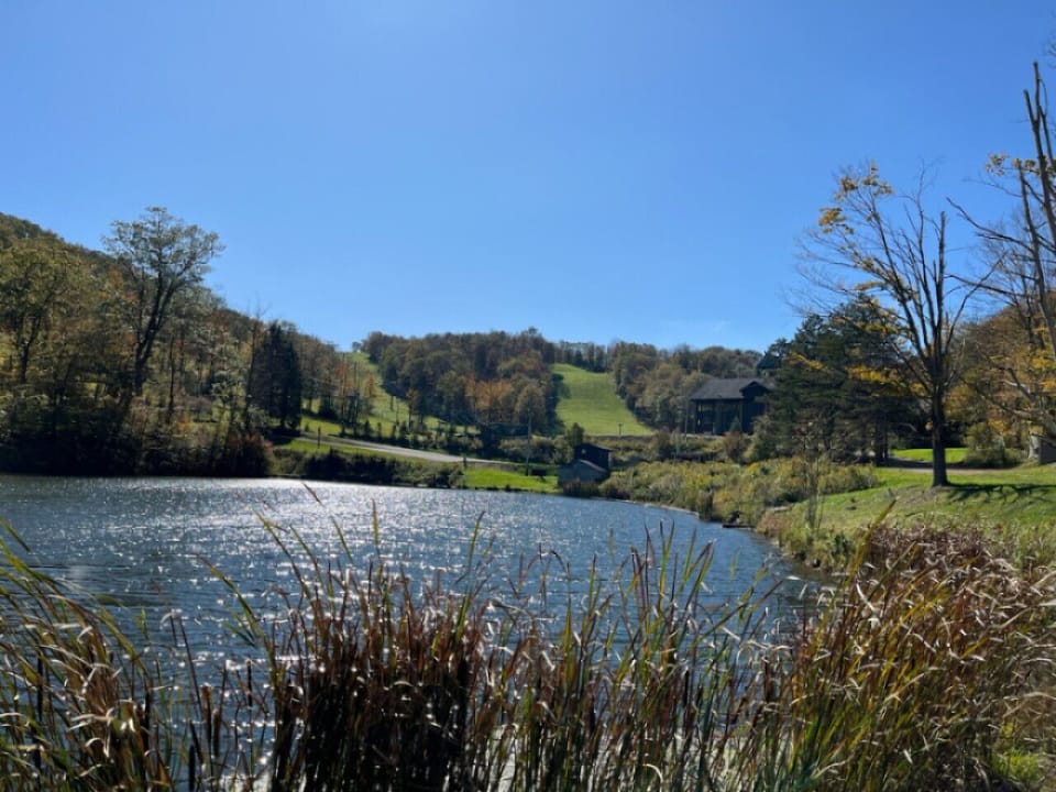 Teach the little ones how to fish on Lake George minutes away on the resort