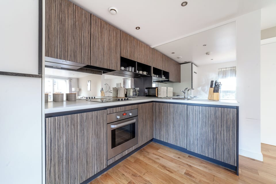 Apartment | Private kitchen | Espresso maker, fridge, microwave, oven
