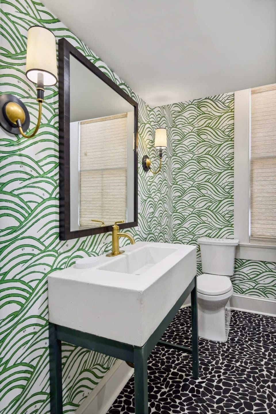 Bathroom 2: Walk-in shower & single vanity