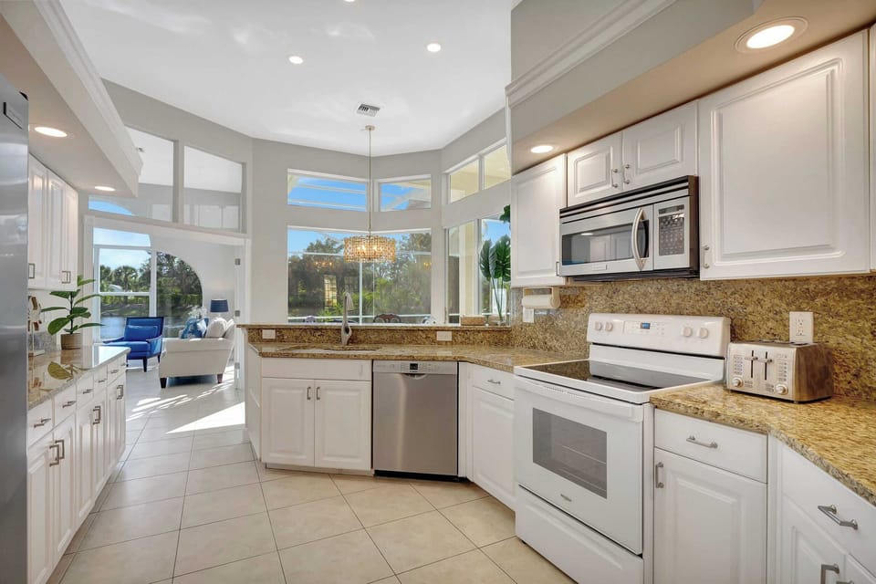 The kitchen is fully equipped for your stay