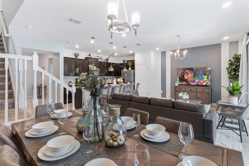 The dining area is the perfect place to indulge in culinary delights amidst refined decor and timeless charm.