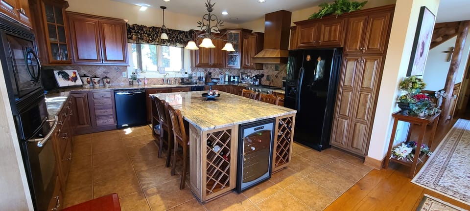 Trinity Lodge kitchen.