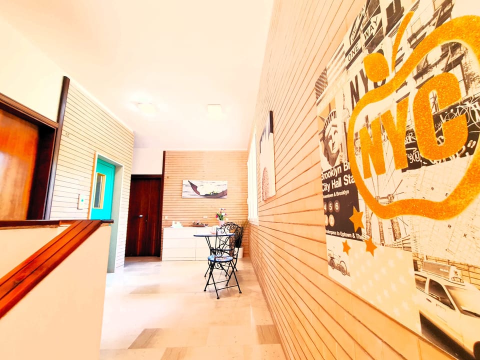 Interior entrance
