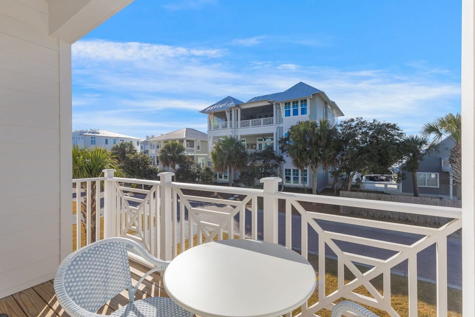 This home features an abundance of porches with seating