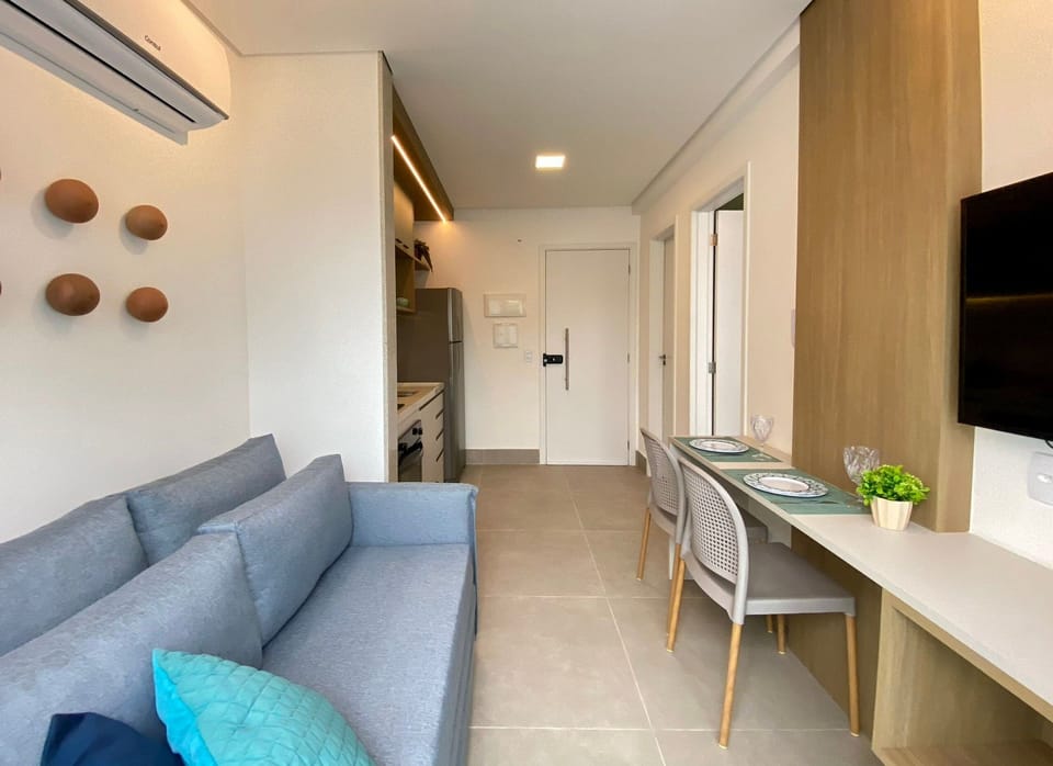 Apartment | Living area | 32-inch Smart TV with cable channels