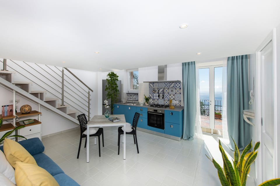 House, Private Pool, Sea View | Private kitchen | Full-size fridge, oven, stovetop, espresso maker