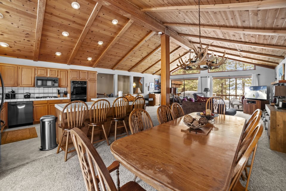 Indoors, Hardwood, Furniture, Table, Dining Table