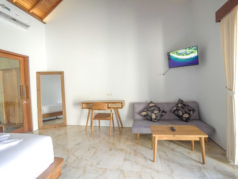 Deluxe Villa, 1 Bedroom, Private Pool, Pool View | Living area