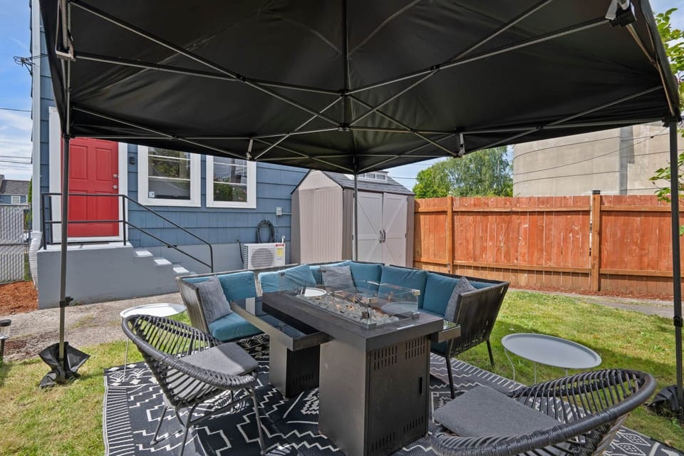 Outdoor seating is available spring through fall, giving you plenty of space to relax.