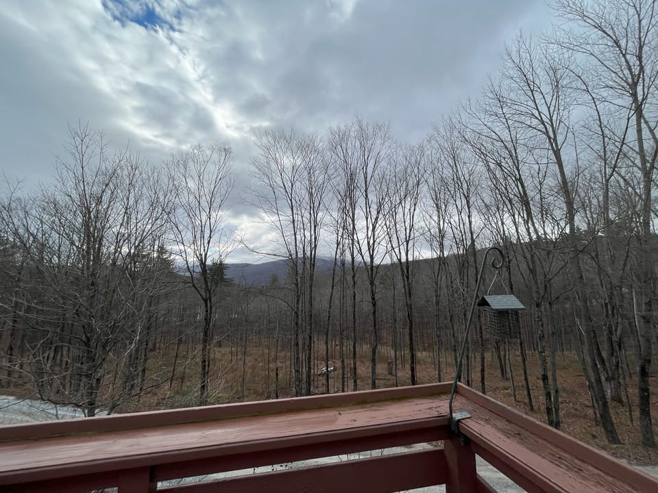 Deck View of Killington Mountain