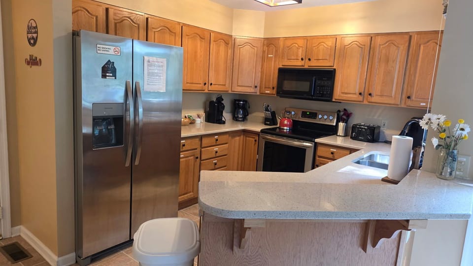 Fully stocked kitchen 