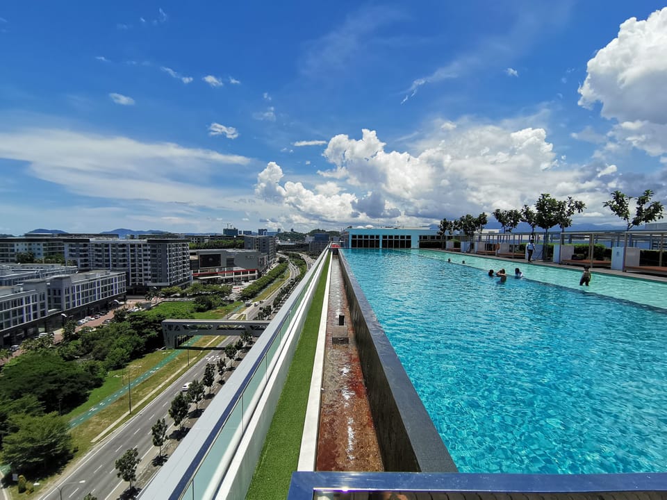 Rooftop pool