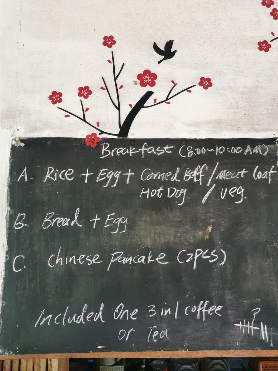 Free daily local cuisine breakfast