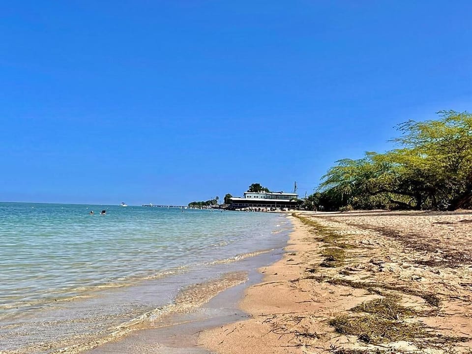 The amazing Combate Beach is juts steps away from the condo. 

Please, take your trash with you to dispose in a garbage bin.