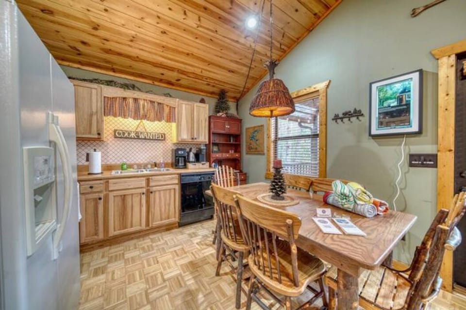It was perfect!This cabin is on top of a mountain.  Jena