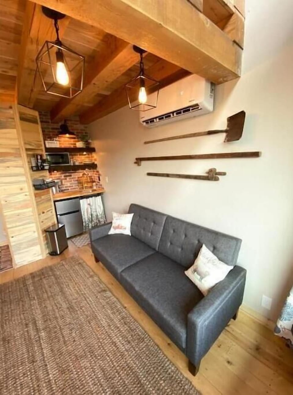 Living room sofa pulls out to a Full size bed