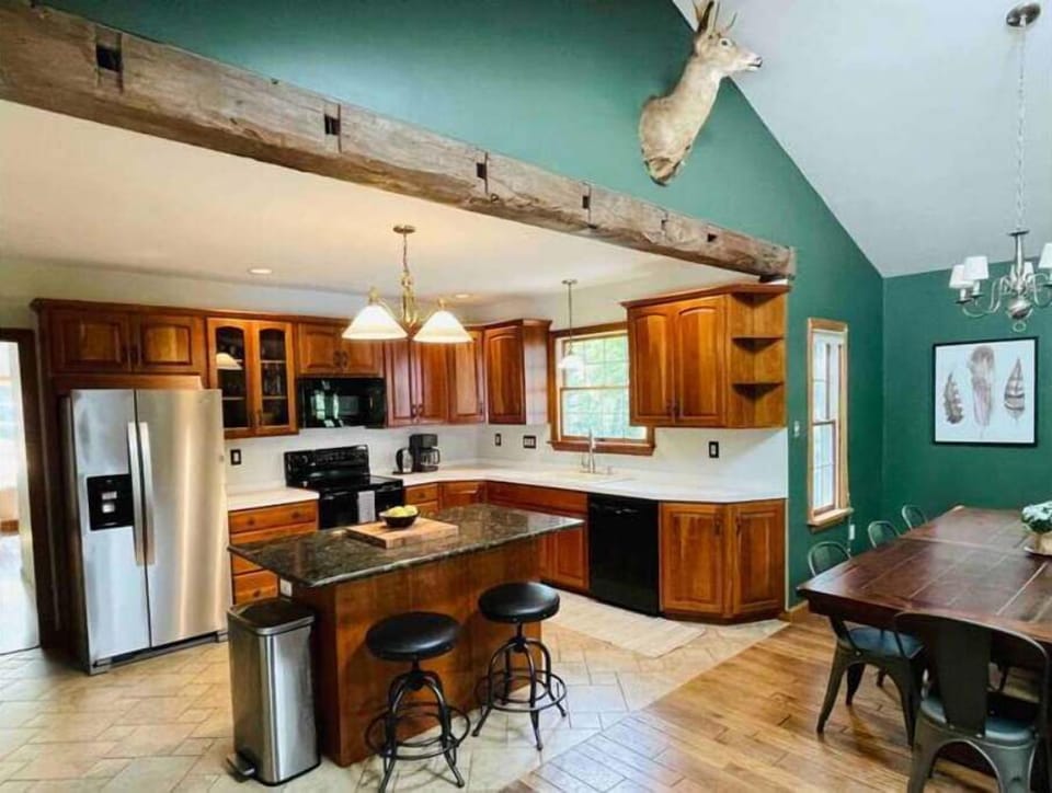 Kitchen and dining area