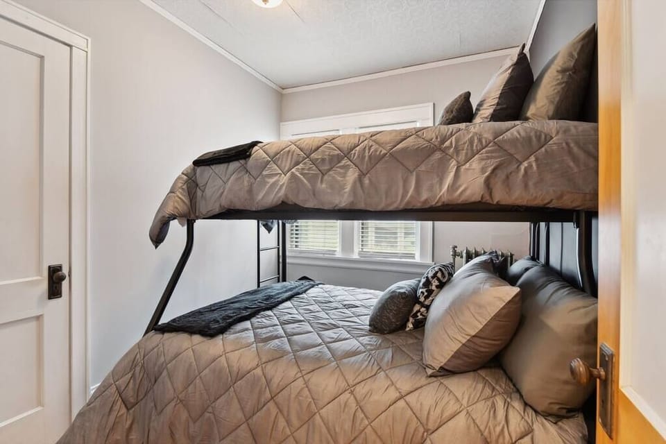 Bedroom 2 with Full Sized Bottom Bed & Twin Sized Upper Bunk Bed