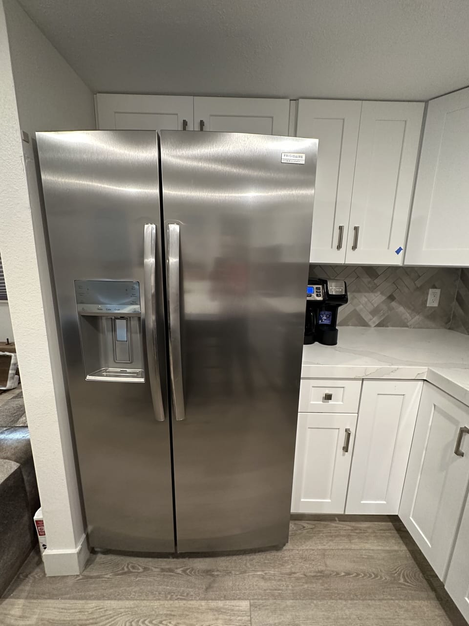 High end stainless fridge/freezer