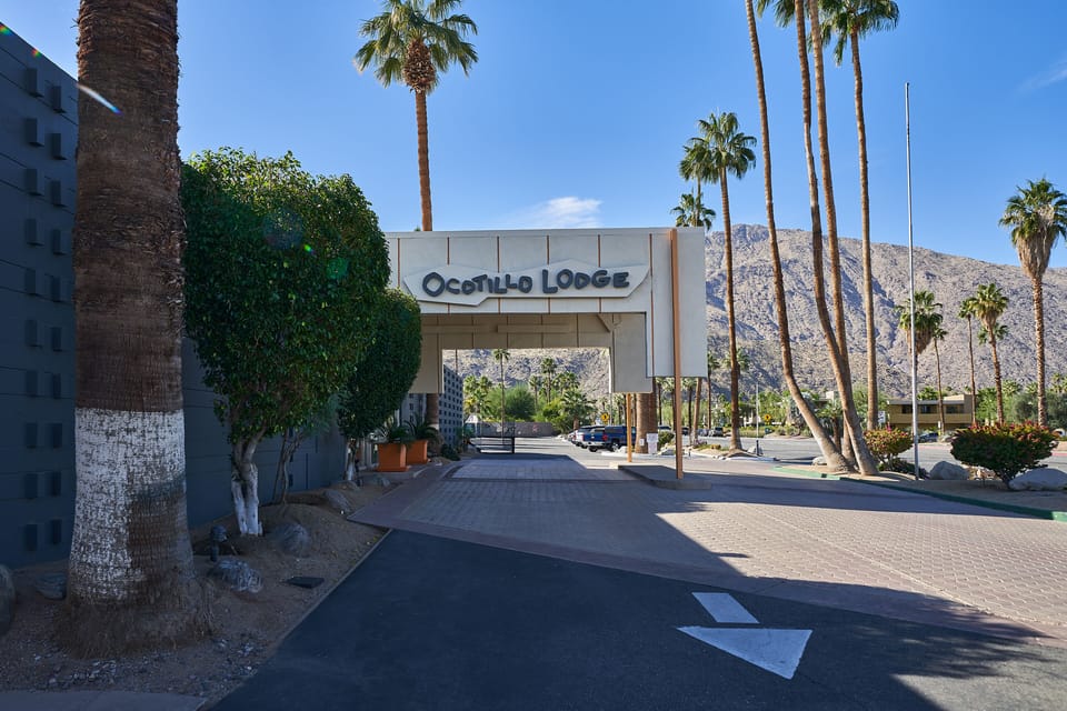Ocotillo Lodge is an iconic mid century landmark