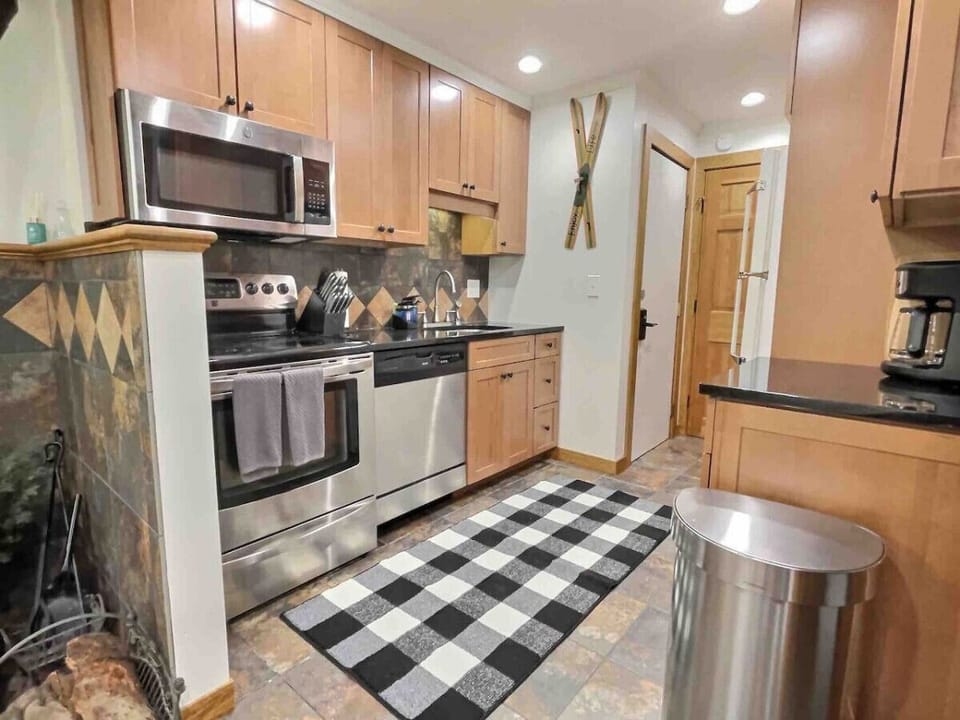 Experience the perfect blend of rustic charm and modern elegance in our kitchen.