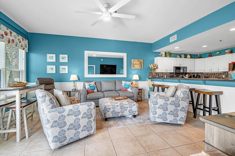 Bar and Stools for Extra Dining Area