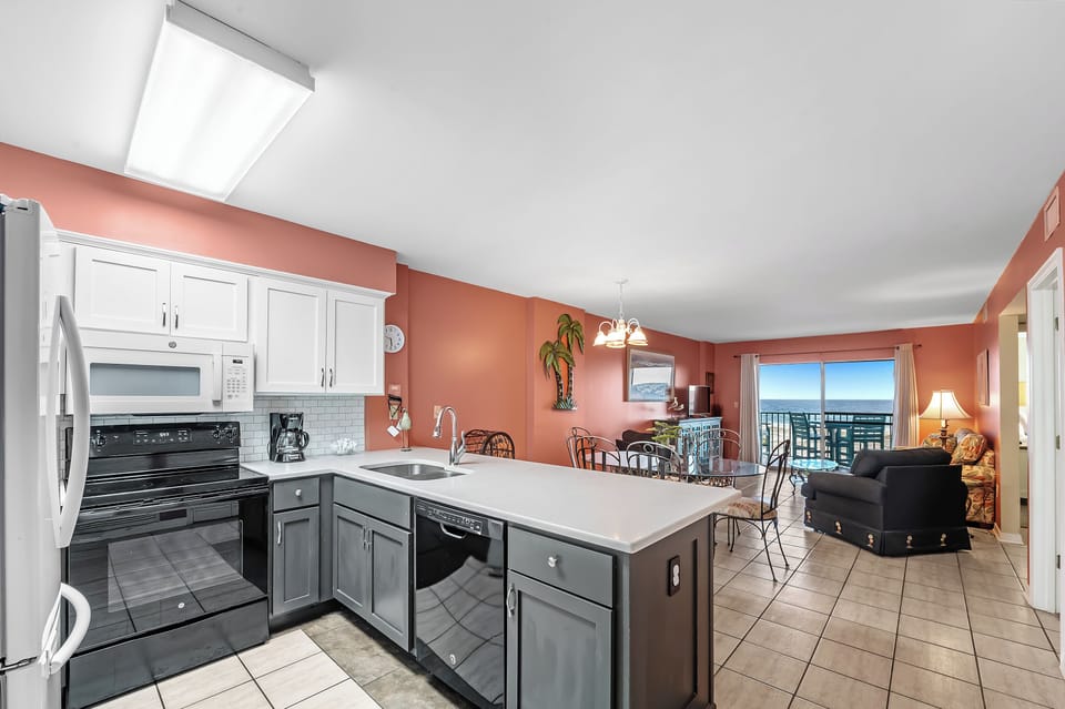 Updated Kitchen with an open floor plan