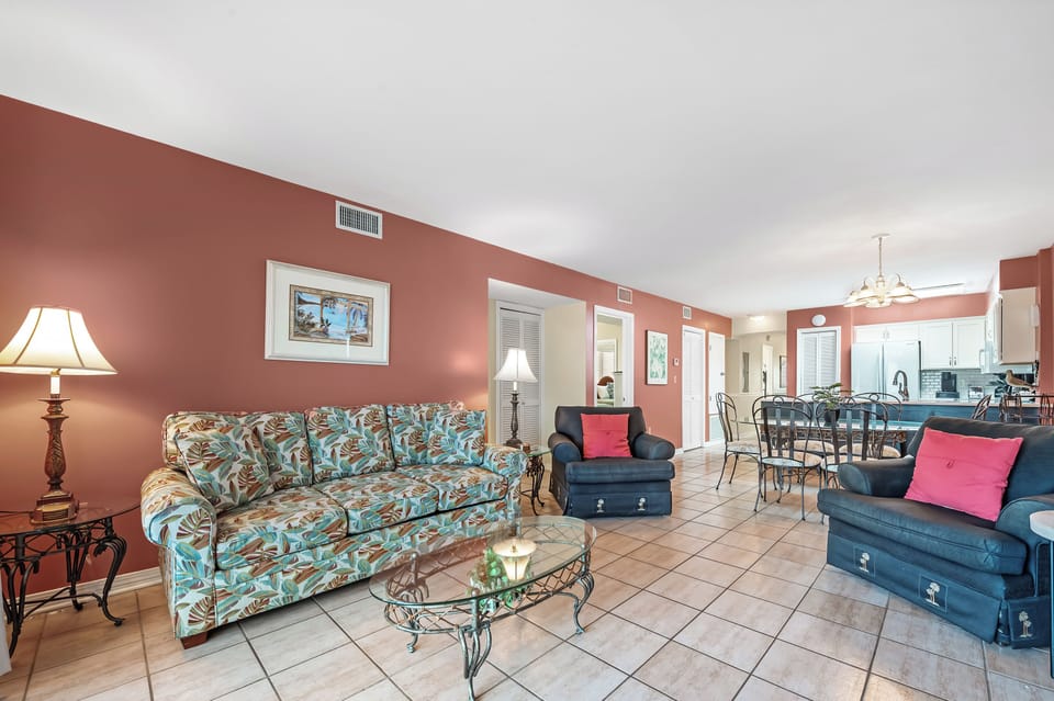 Living Room with a Queen Sleeper Sofa