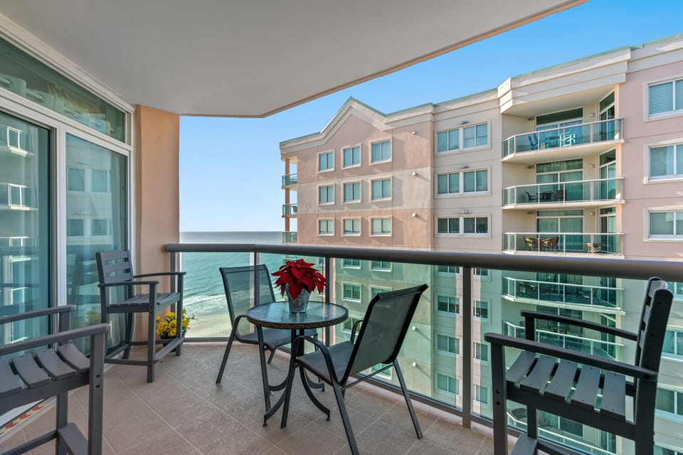 Get ready for magnificent sunrise and sunset views from the condo balcony