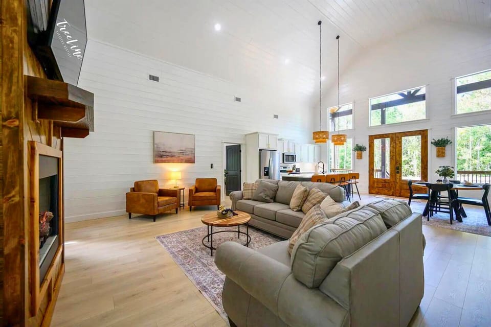 Find your perfect spot to kick back, whether near the fire or by the window.