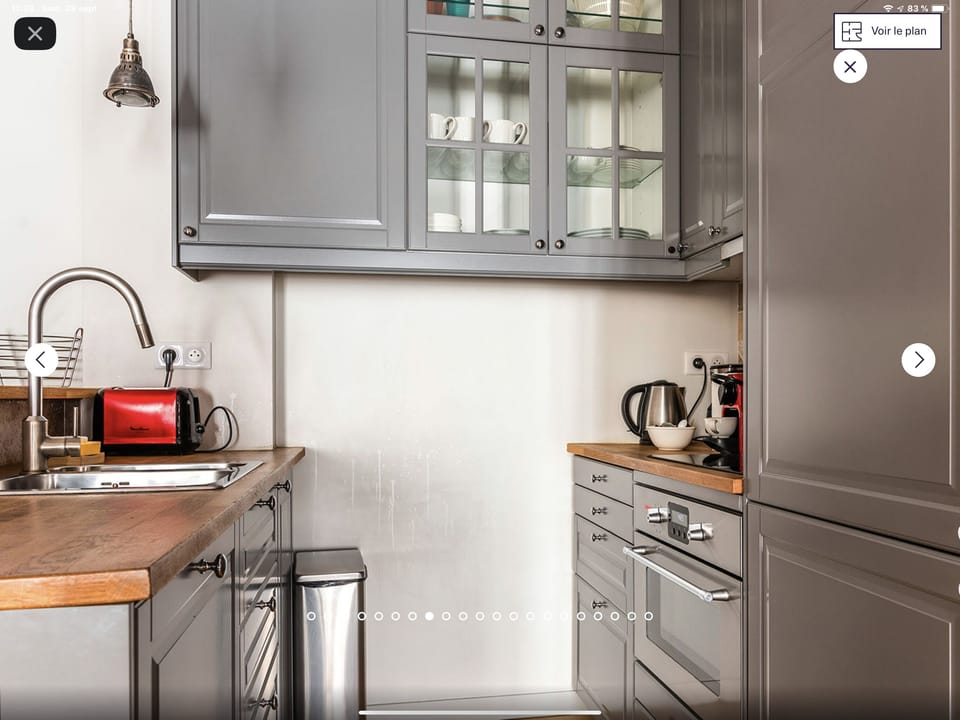 refregirator, full-size freezer, oven, toaster, dishwasher